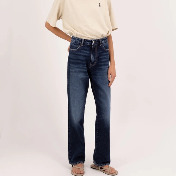 ICON Denim - ICON Denim DIDY - WOMEN'S STRAIGHT LEG JEANS deep blue new nvr worn sz 31!